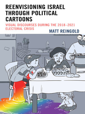 cover image of Reenvisioning Israel Through Political Cartoons